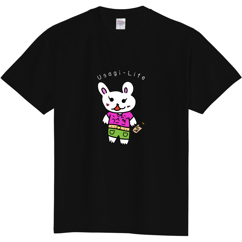 キッズTシャツ　オリジナルキャラクター「しおうさぎ」プリントTシャツ